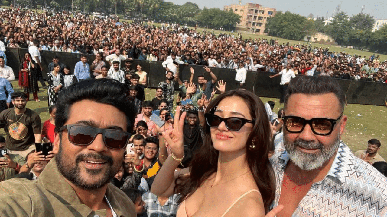 Surya is the hero in Kanguva movie promotion