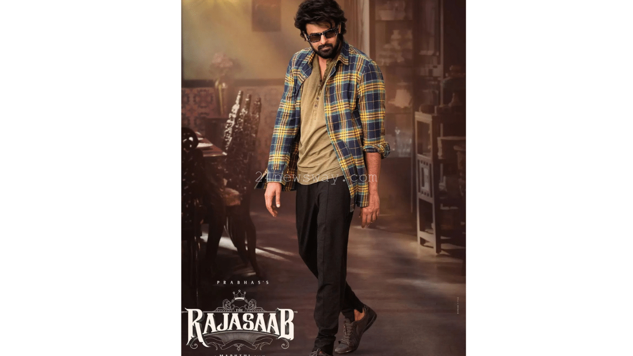 Prabhas' look from the movie Rajasaab