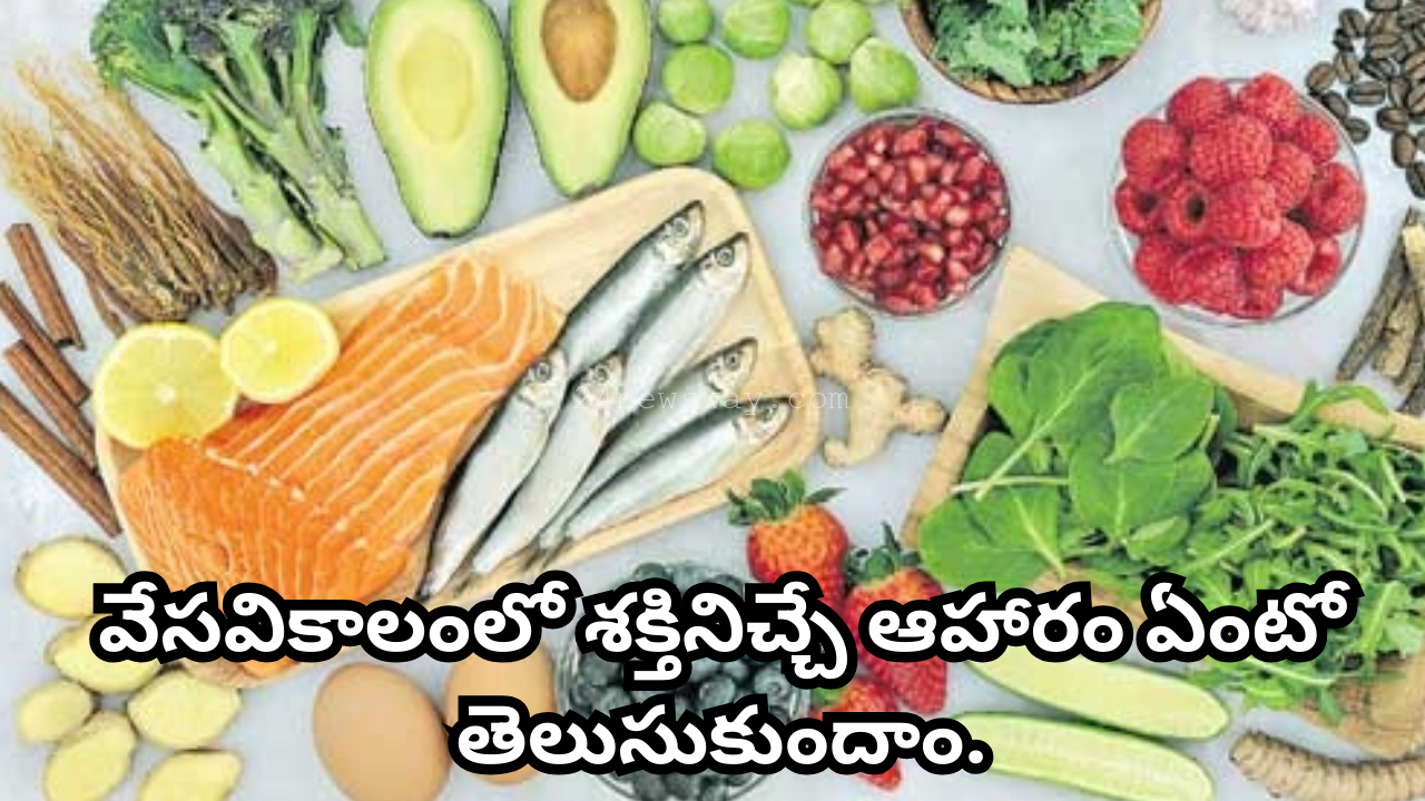 summer foods and drinks