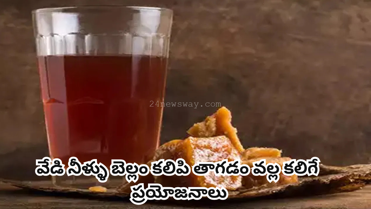 benefits of drinking hot water with jaggery