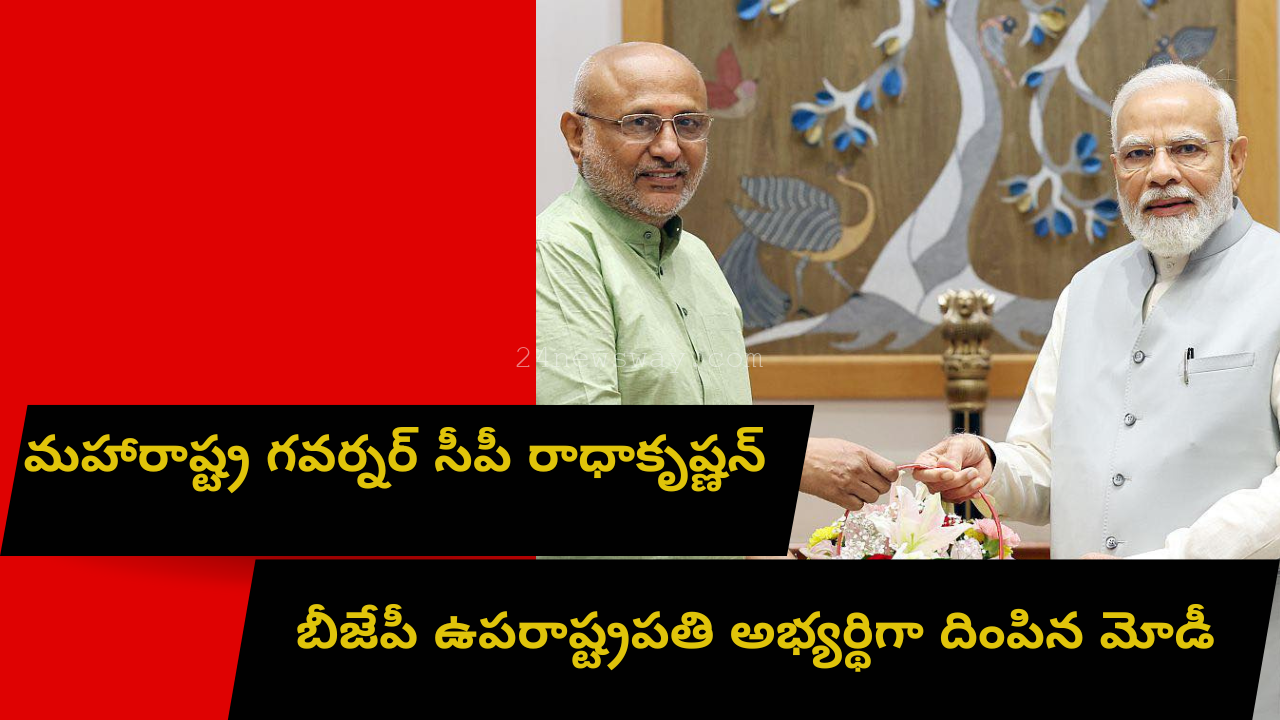 C. P. Radhakrishnan NDA Vice President Candidate 2025