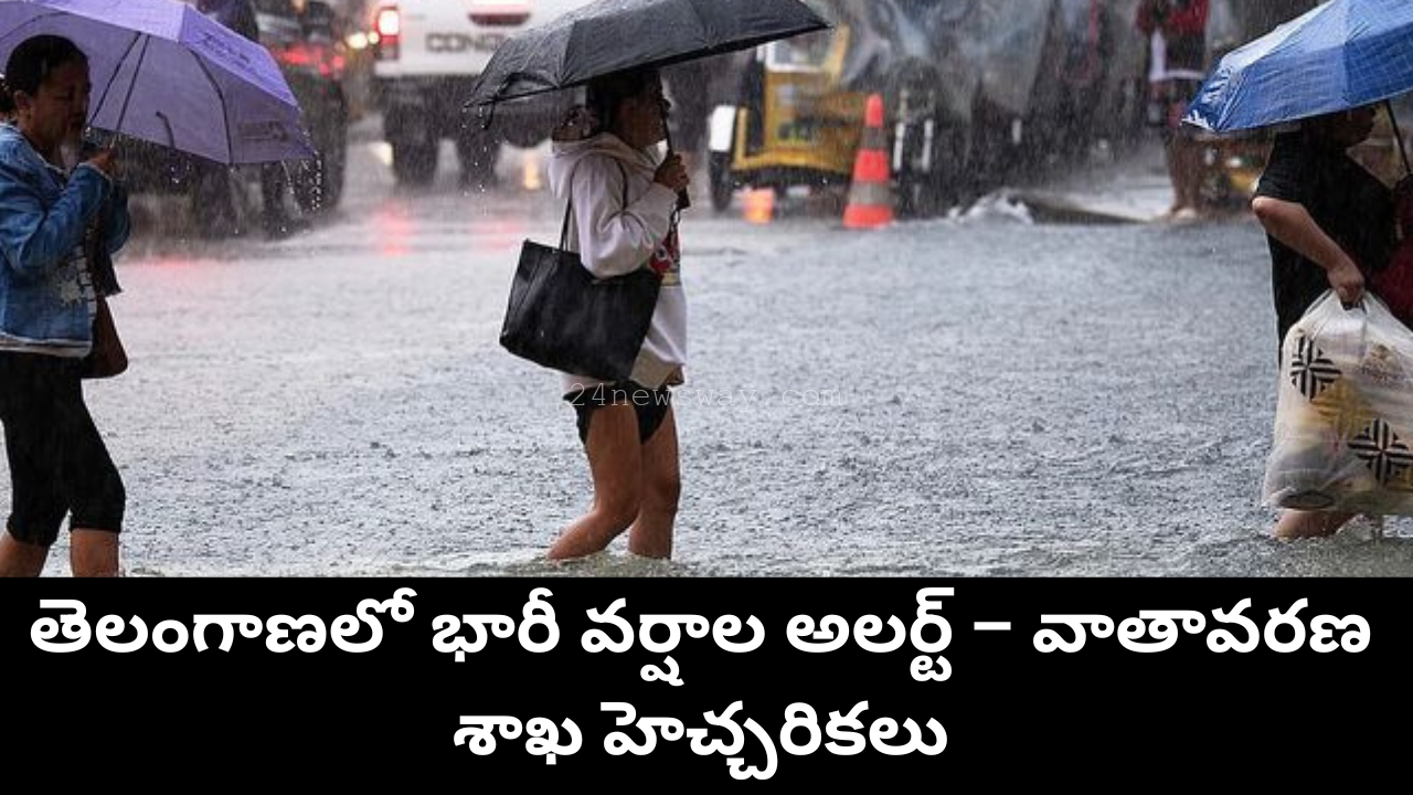 Telangana Rain Alert Map Sep 12 2025